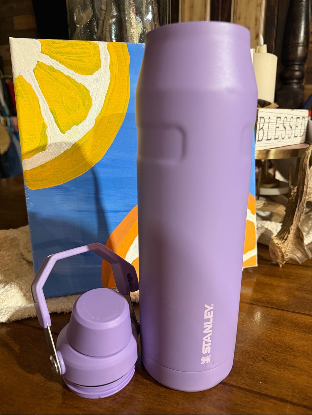Stanley Lavender Travel Vacuum Bottle - Insulated Water Flask